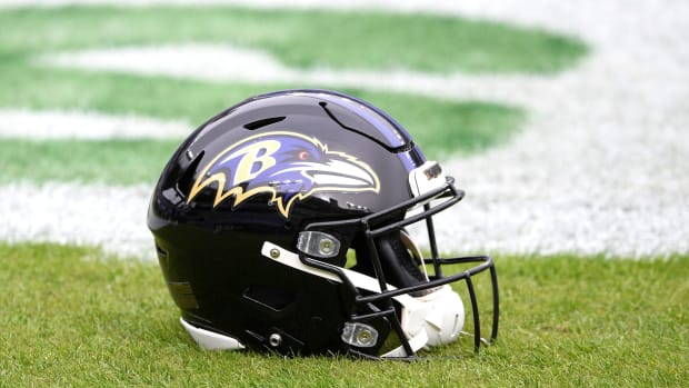 ravens helmet
